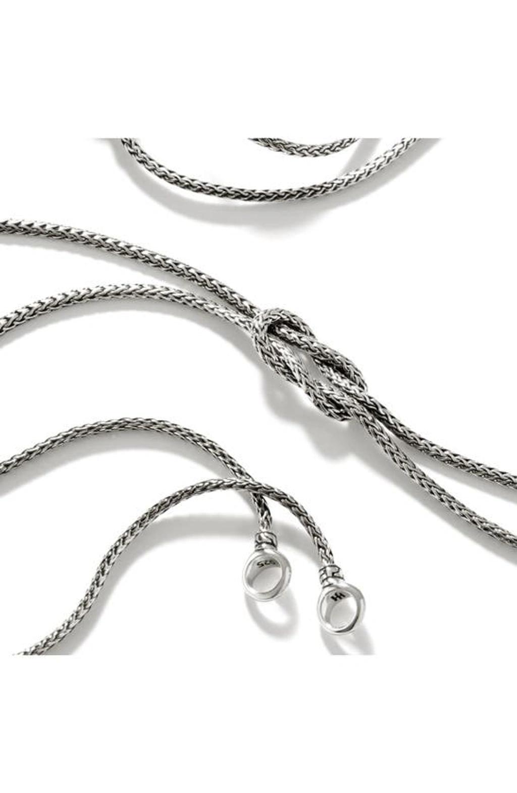 JOHN HARDY Classic Chain Knot Layered Rope Necklace In Silver Product Image