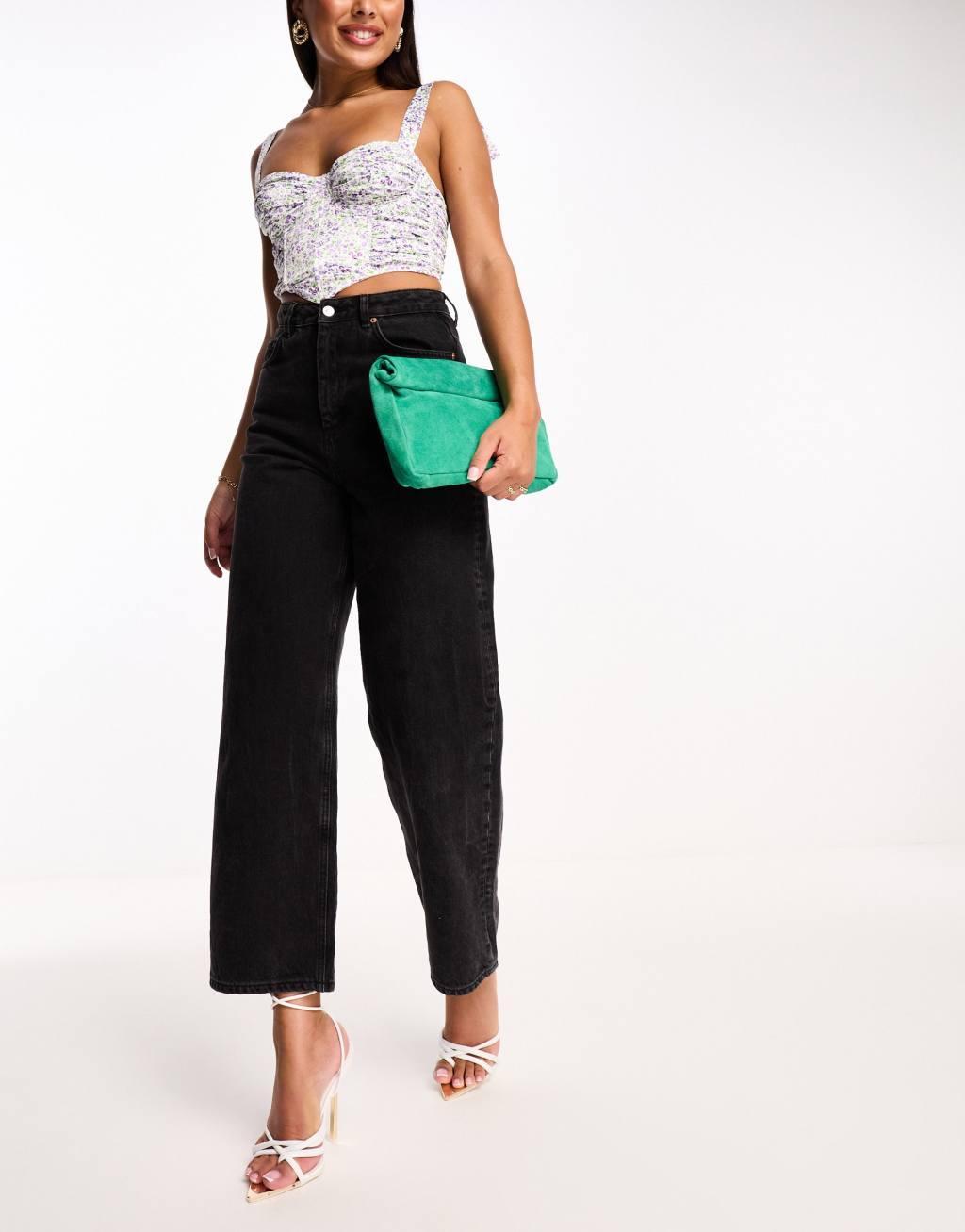 ASOS DESIGN Hope satin underwire corset Product Image