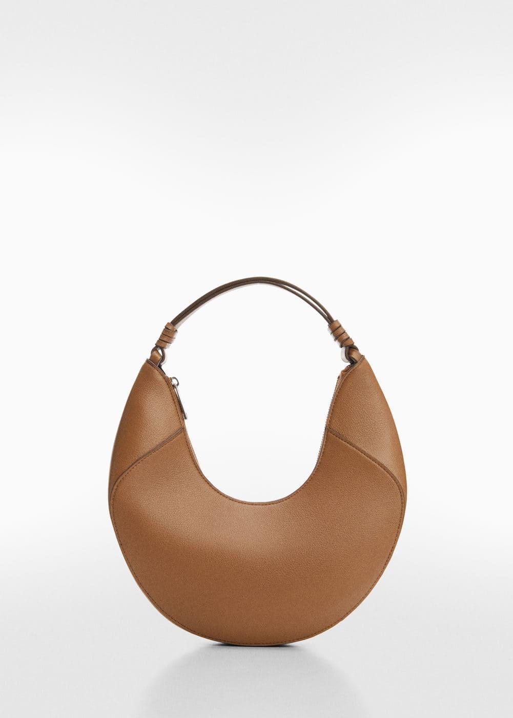 Leather-effect shoulder bag - Women | MANGO USA Product Image
