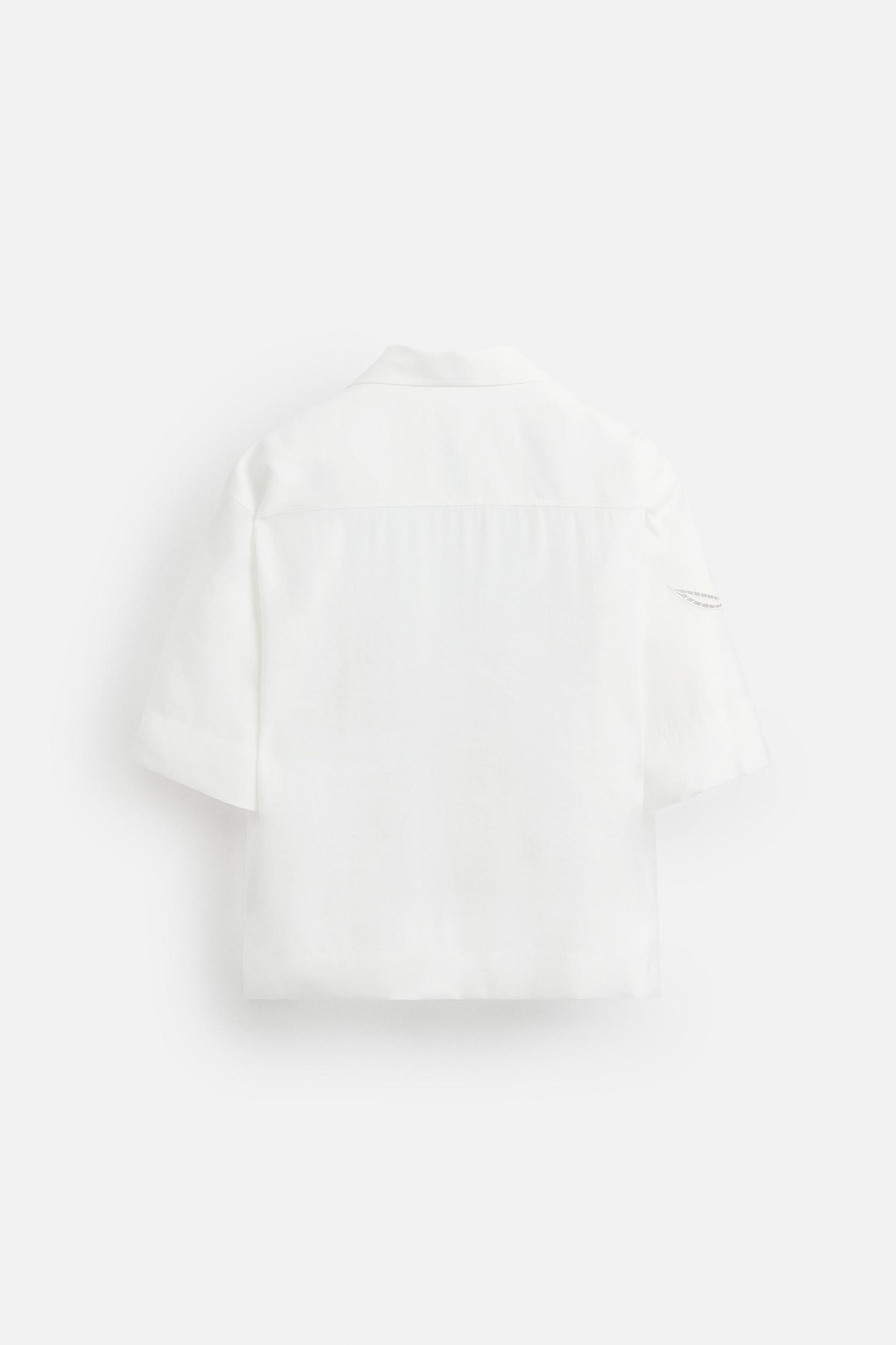 LACE EMBROIDERED SHIRT Product Image