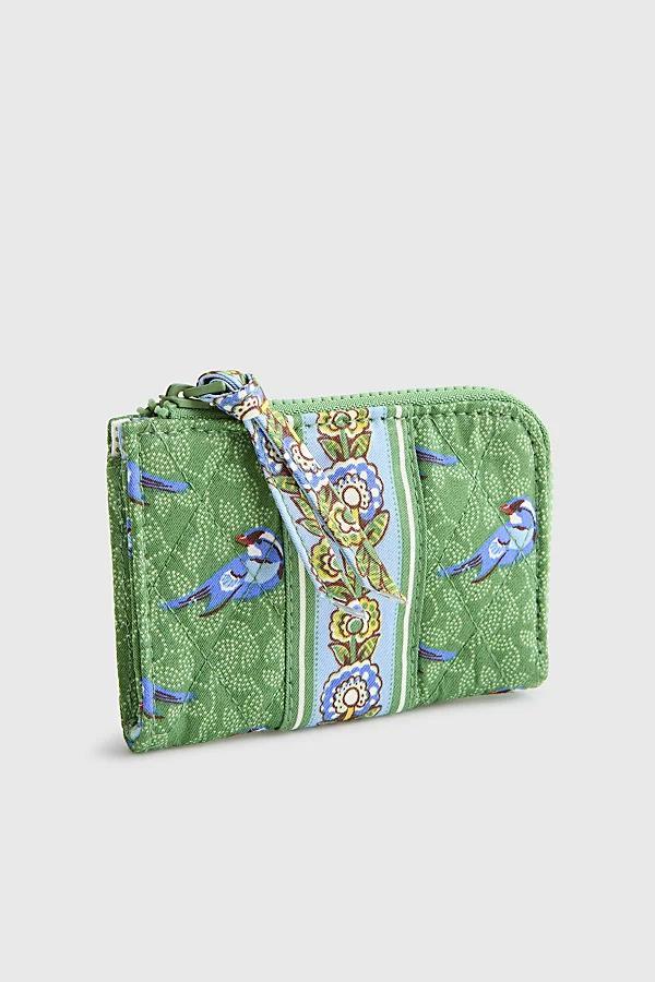 Vera Bradley Quilted Cotton Zip Card Pouch Womens at Urban Outfitters Product Image