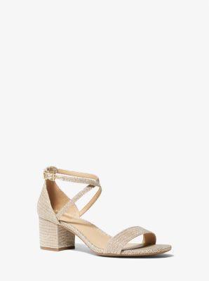 Michael Michael Kors Womens Serena Flex Ankle Strap High Heel Sandals Product Image