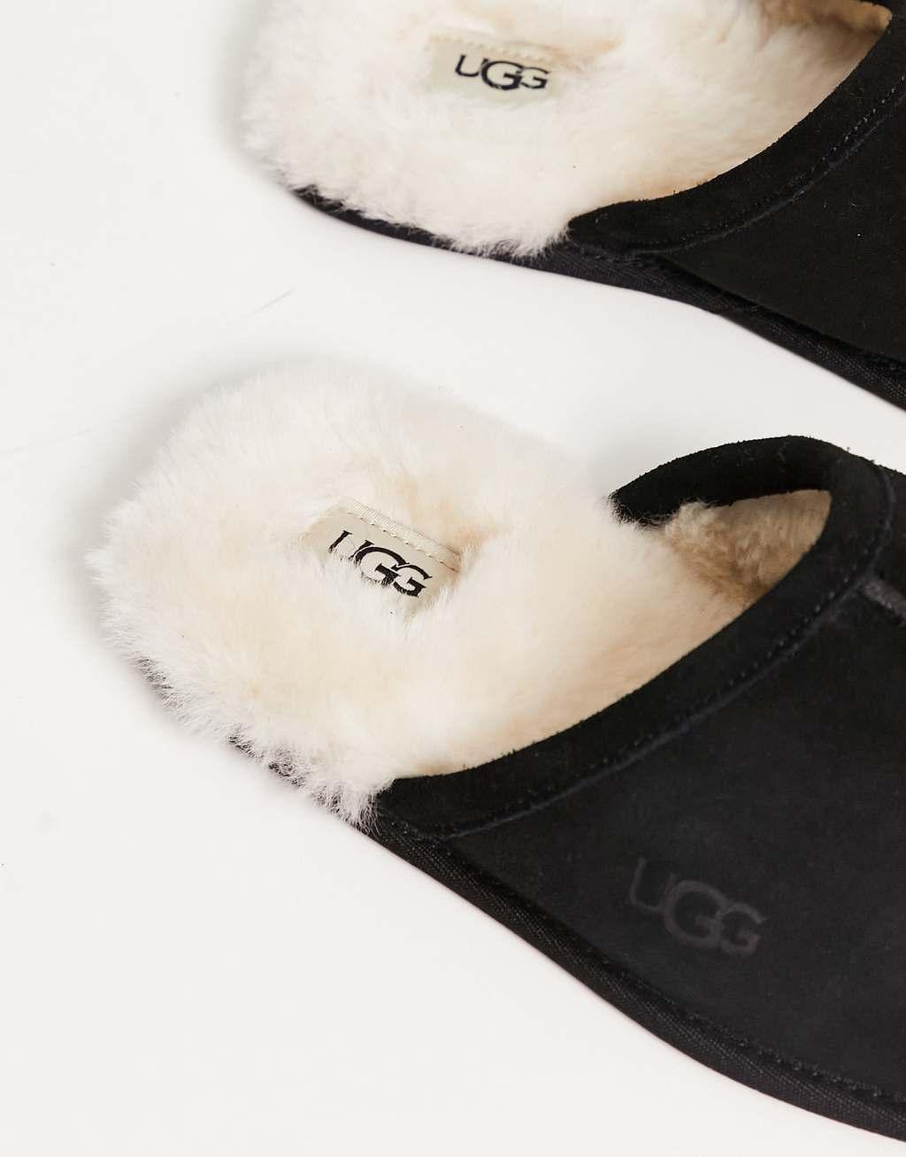 Ugg Scuff Slippers in Black Product Image