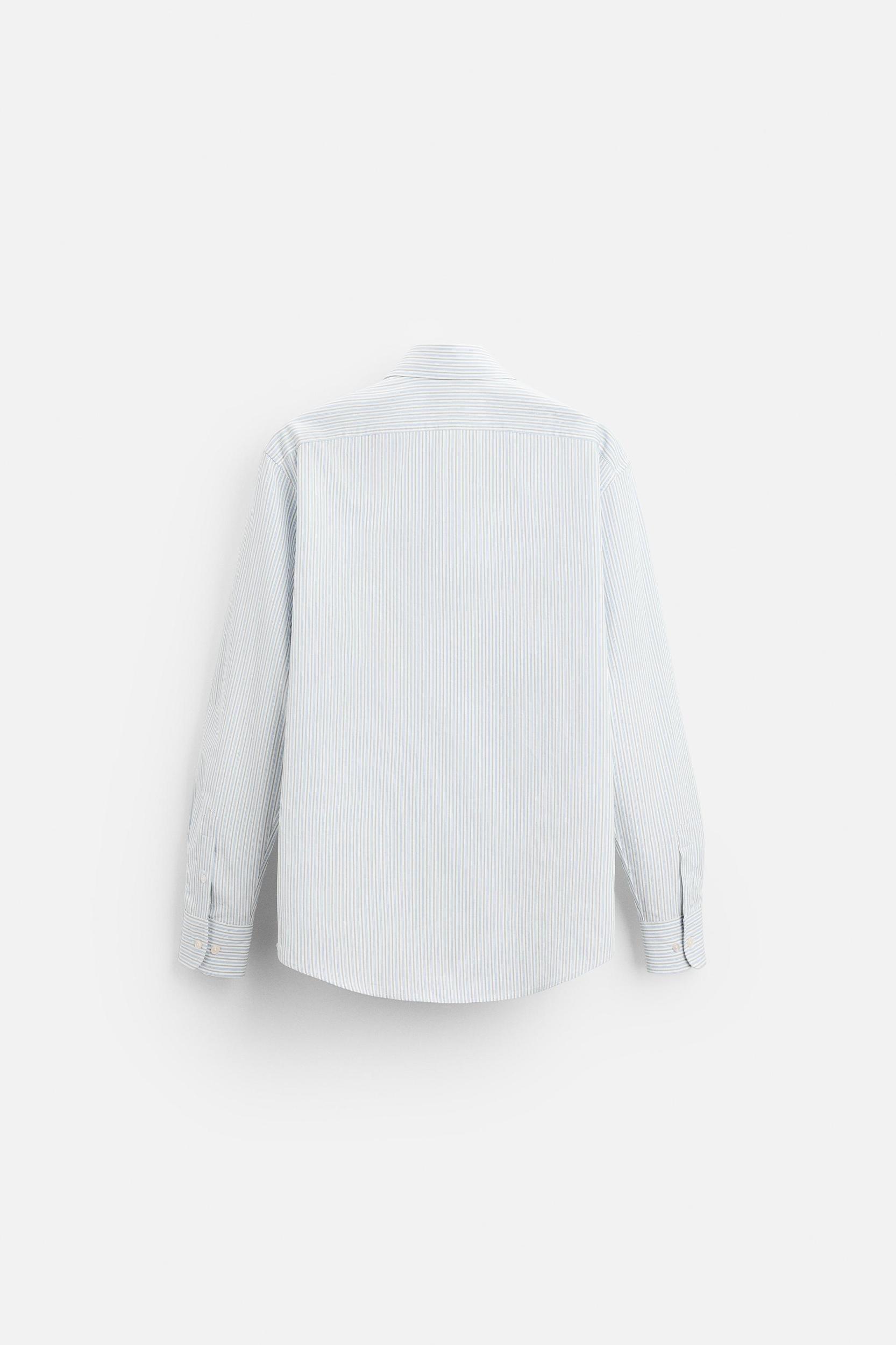 STRIPED TWILL SHIRT Product Image