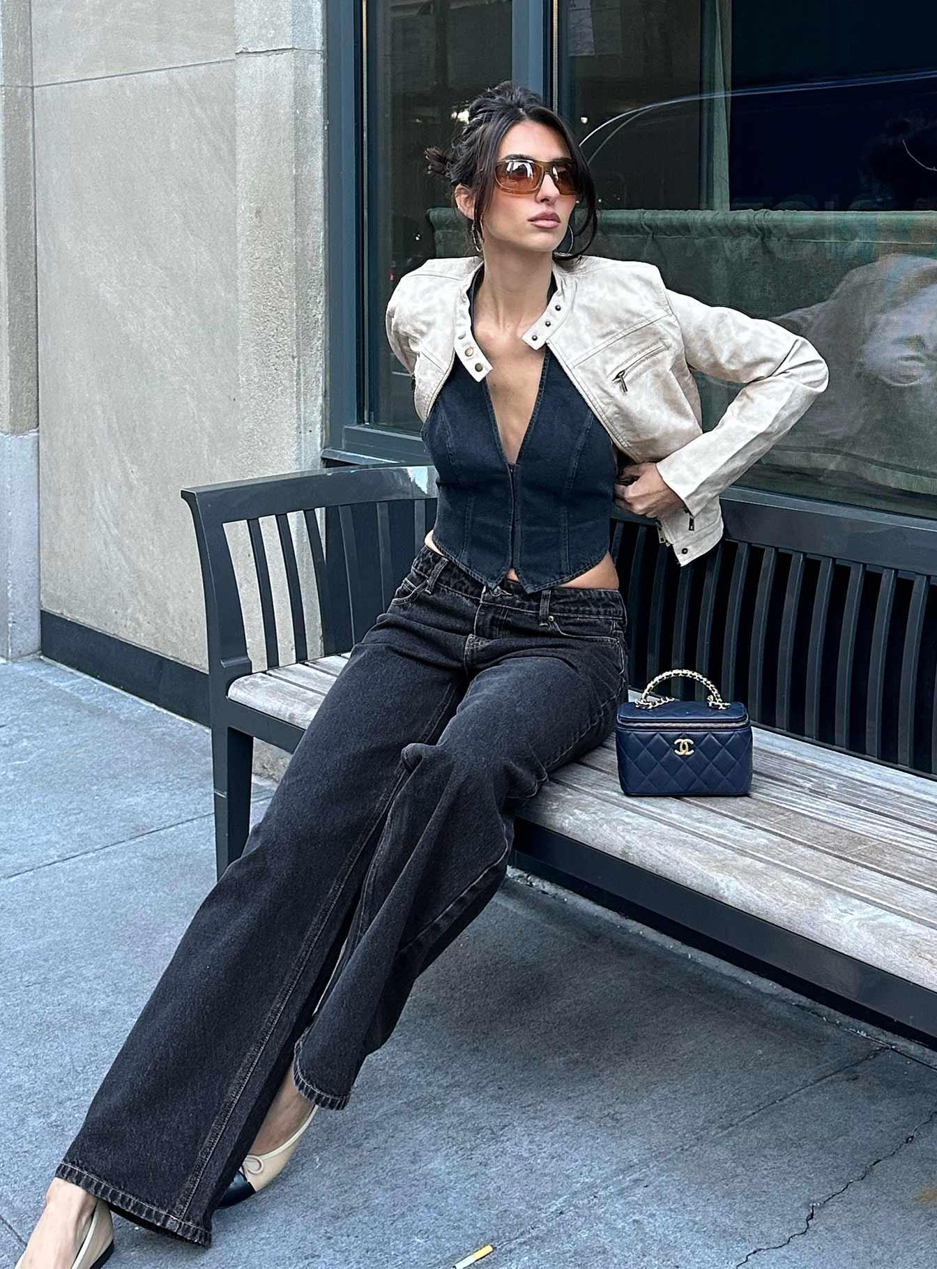 Top Model Jeans Charcoal Product Image