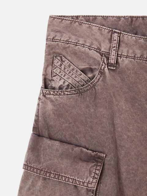 "Fern'' washed mauve long pants Product Image