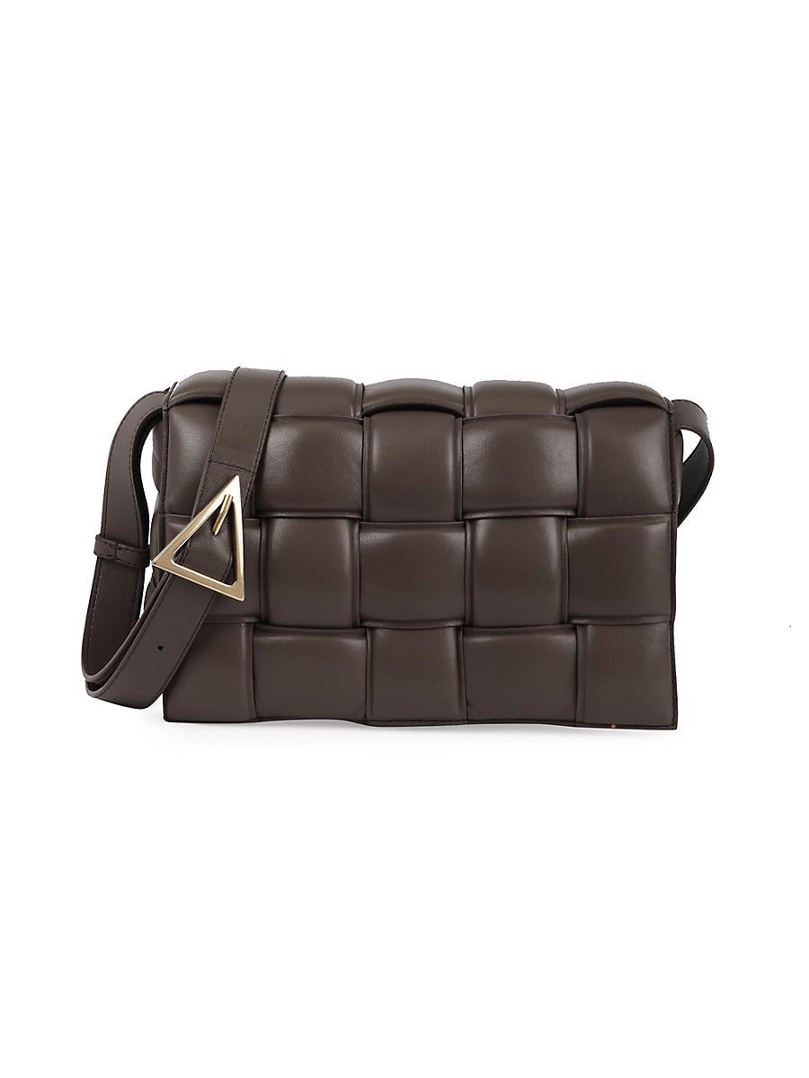 Womens The Cassette Padded Leather Crossbody Bag Product Image