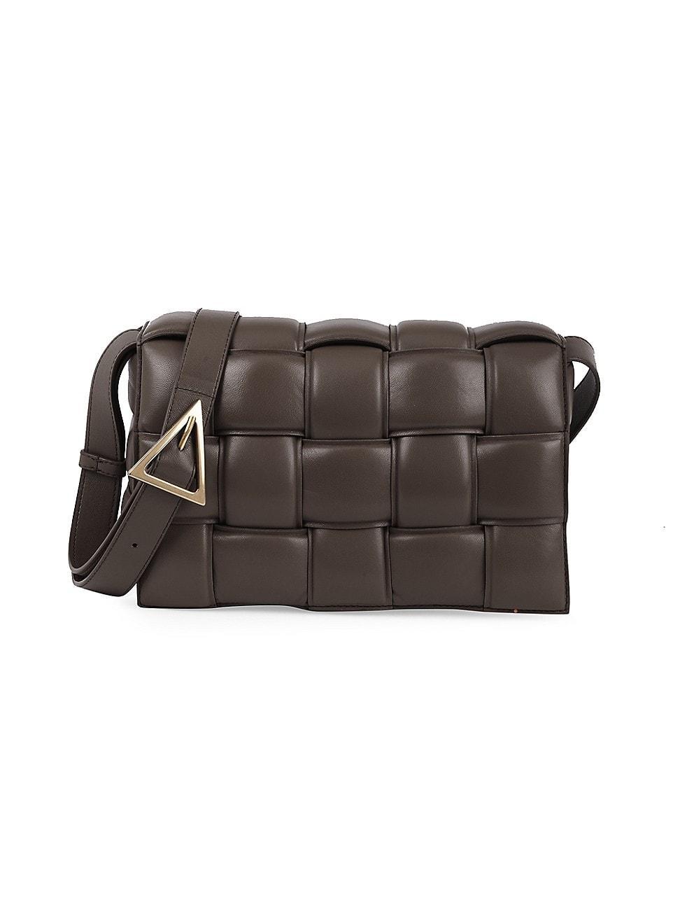 Womens The Cassette Padded Leather Crossbody Bag Product Image