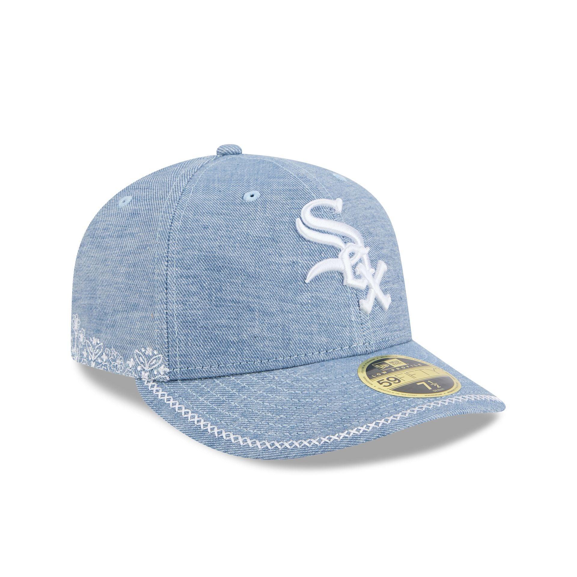 Houston Astros Hand Stitched Chambray Low Profile 59FIFTY Fitted Hat Male Product Image