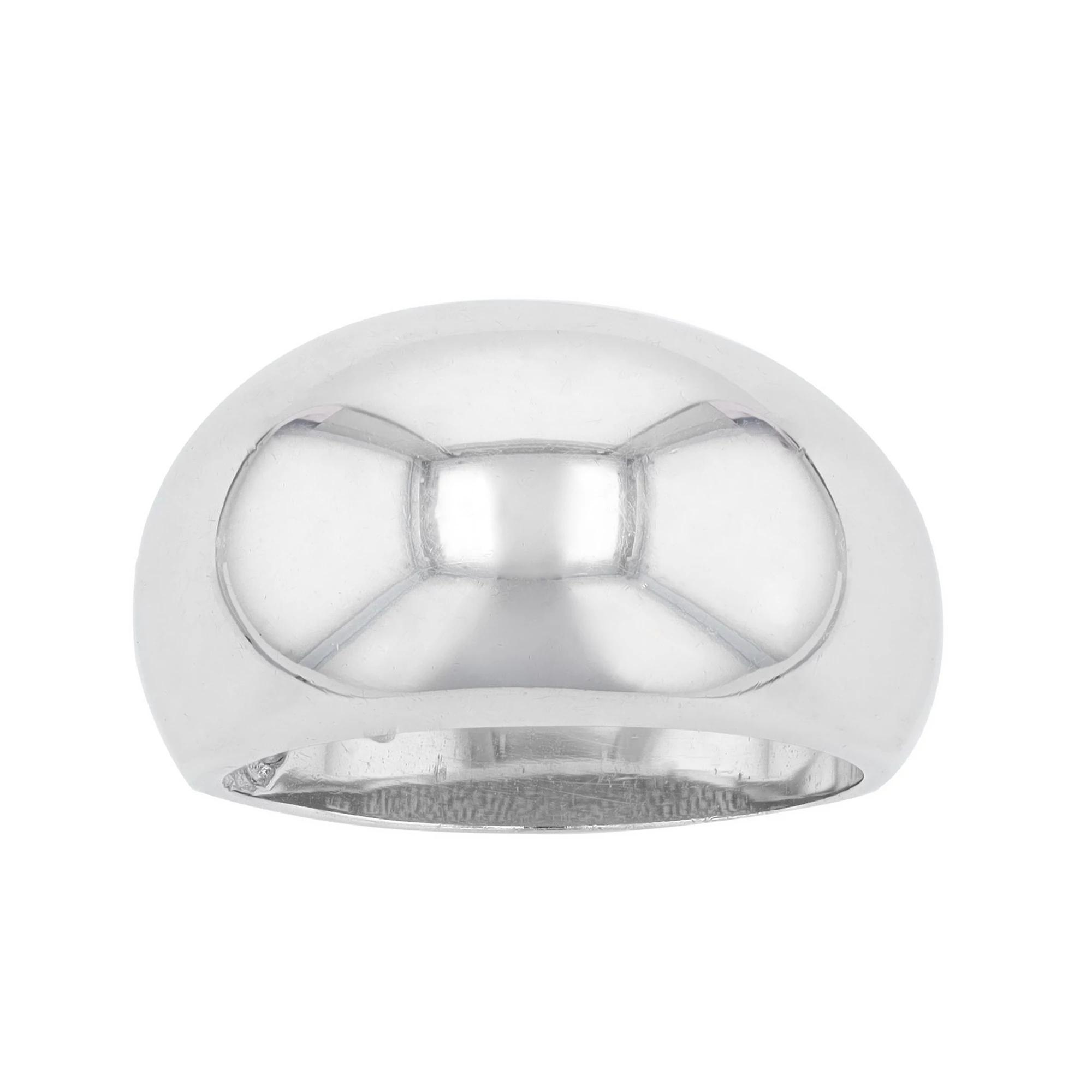 Traditions Jewelry Company Sterling Silver Faceted Dome Ring, Women's, Size: 7 Product Image