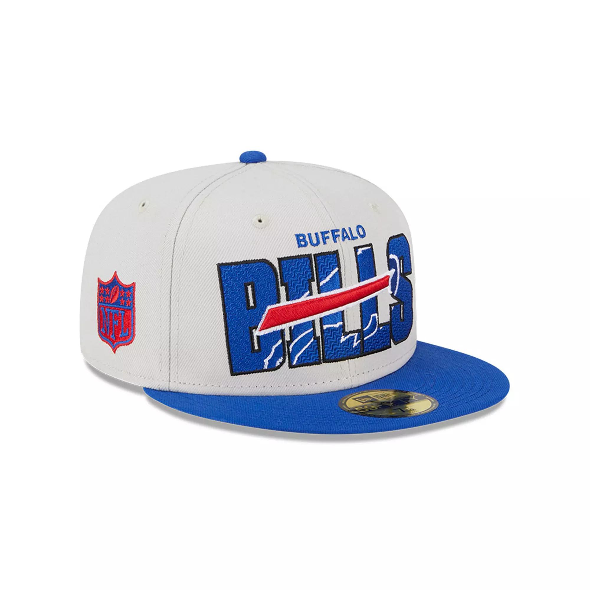 Men's New Era Stone/Royal Buffalo Bills 2023 NFL Draft On Stage 59FIFTY Fitted Hat, Size: 7 1/2, Team Product Image