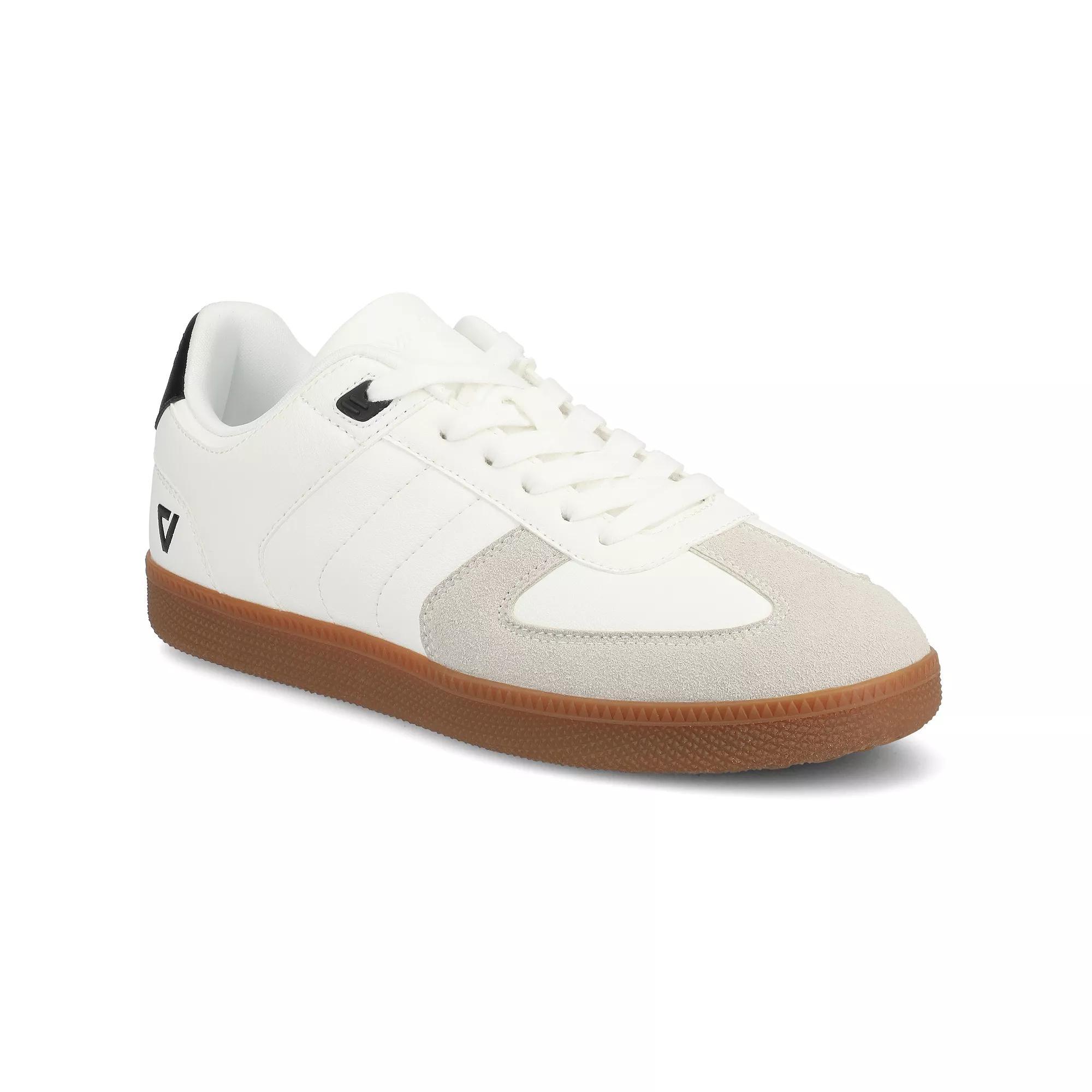 VANCE Pitch Comfort Men's T-Toe Low Top Flexible Court Sneakers, Size: 12, White Product Image