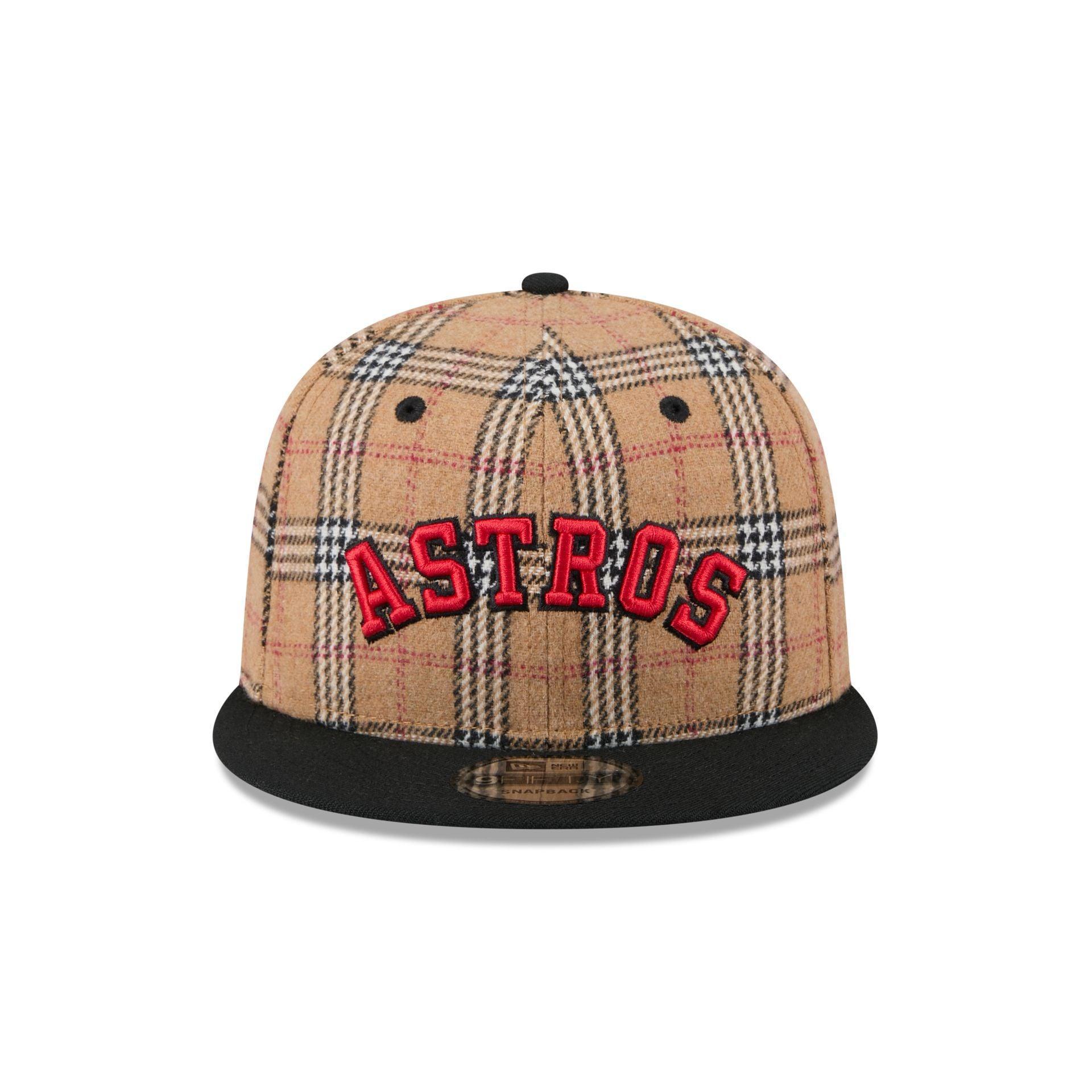 Detroit Tigers Tan Tartan 9FIFTY Snapback Hat Male Product Image