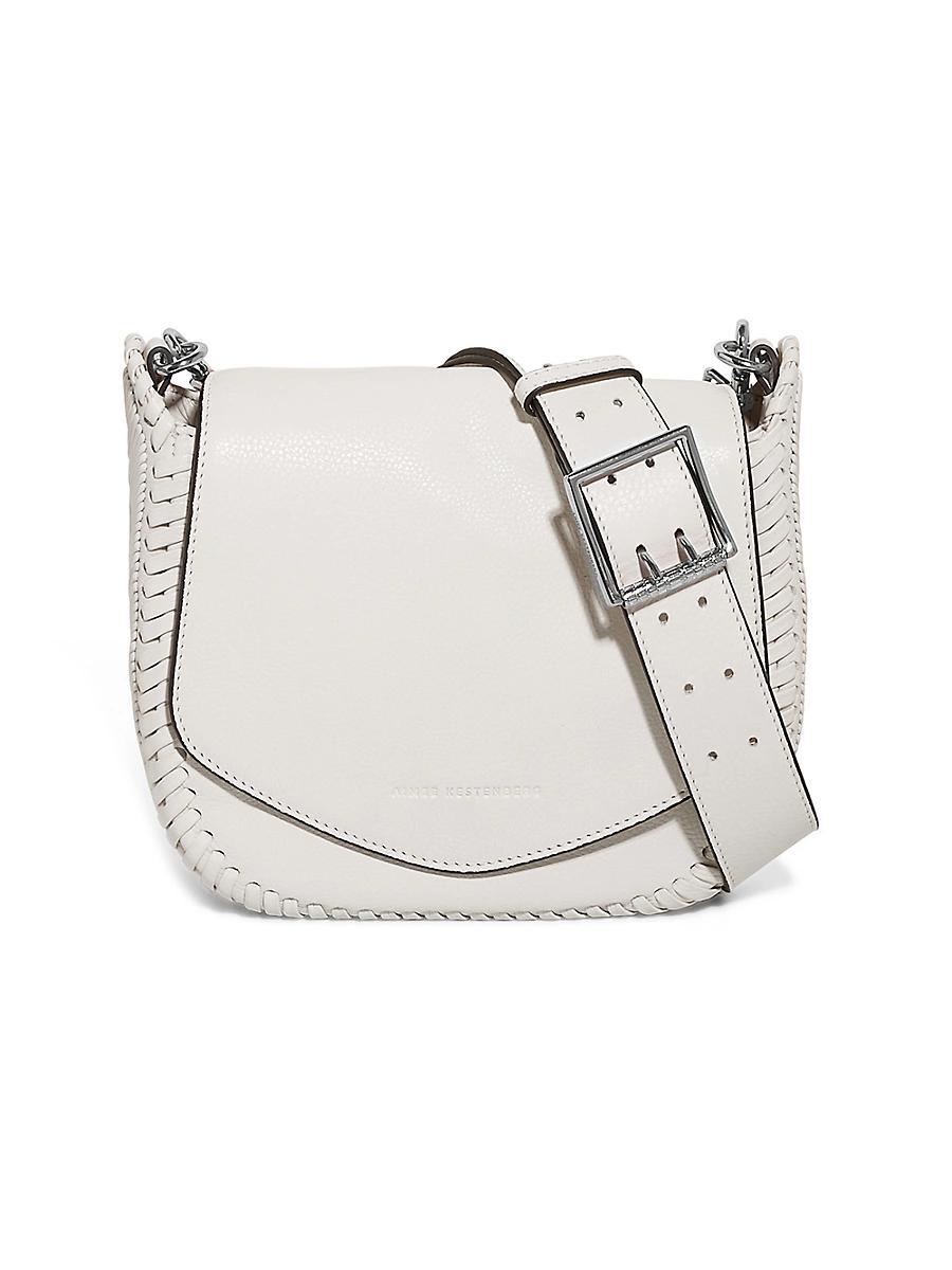 Womens All For Love Leather Saddle Crossbody Product Image