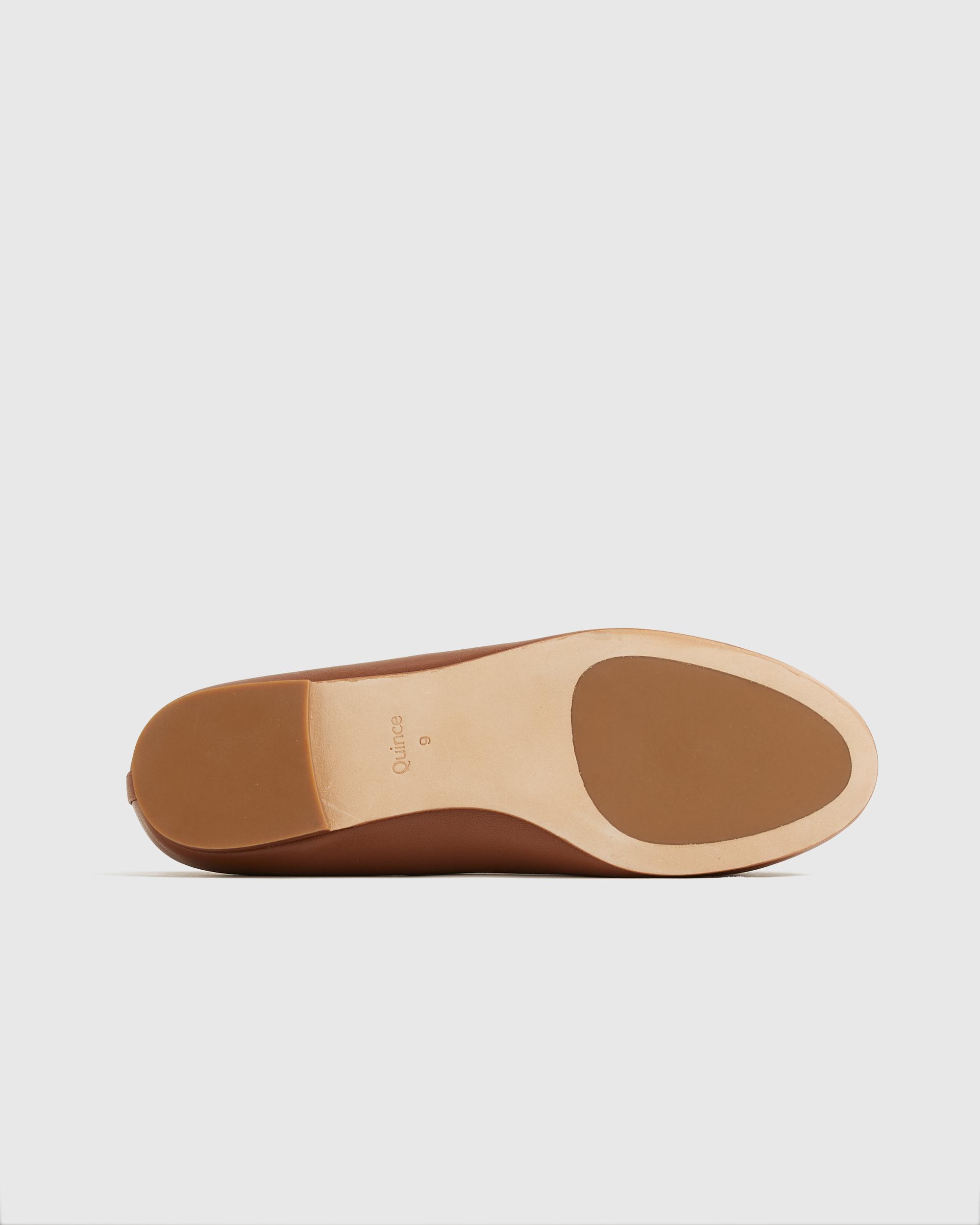 Quince | Women's Italian Leather Bow Ballet Flat Product Image