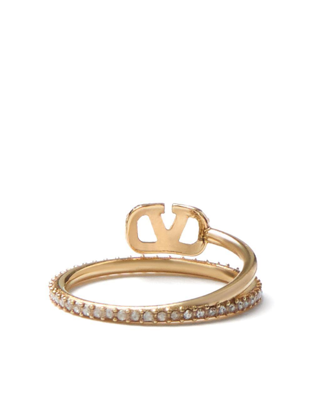 VLogo Signature crystal ring Product Image