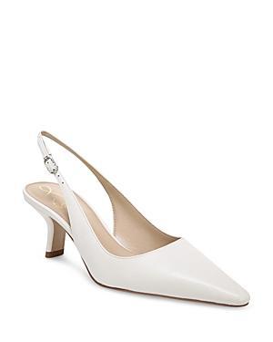 Womens Bianka Leather Slingback Pumps Product Image