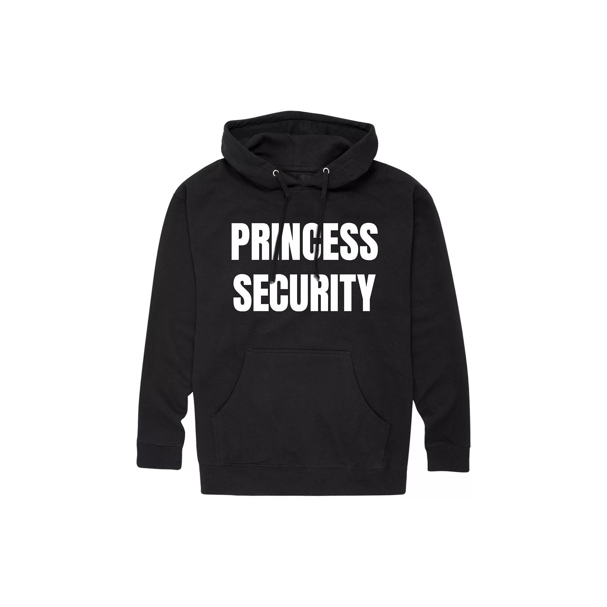 Men's Princess Security Hoodie, Size: XL, Black Product Image