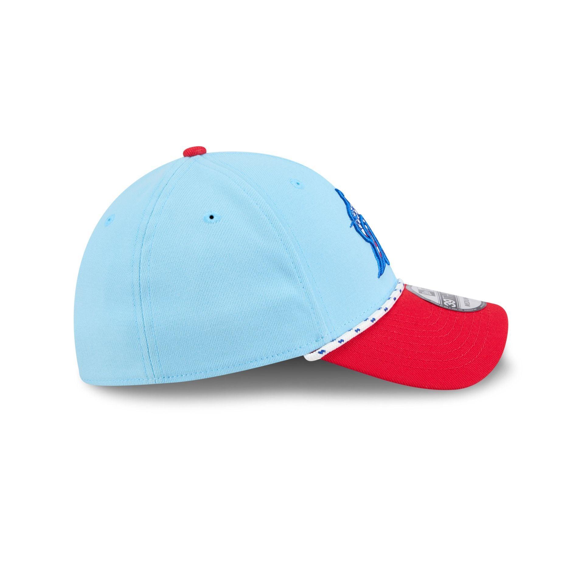 Miami Marlins Independence Day 2025 39THIRTY Stretch Fit Hat Male Product Image