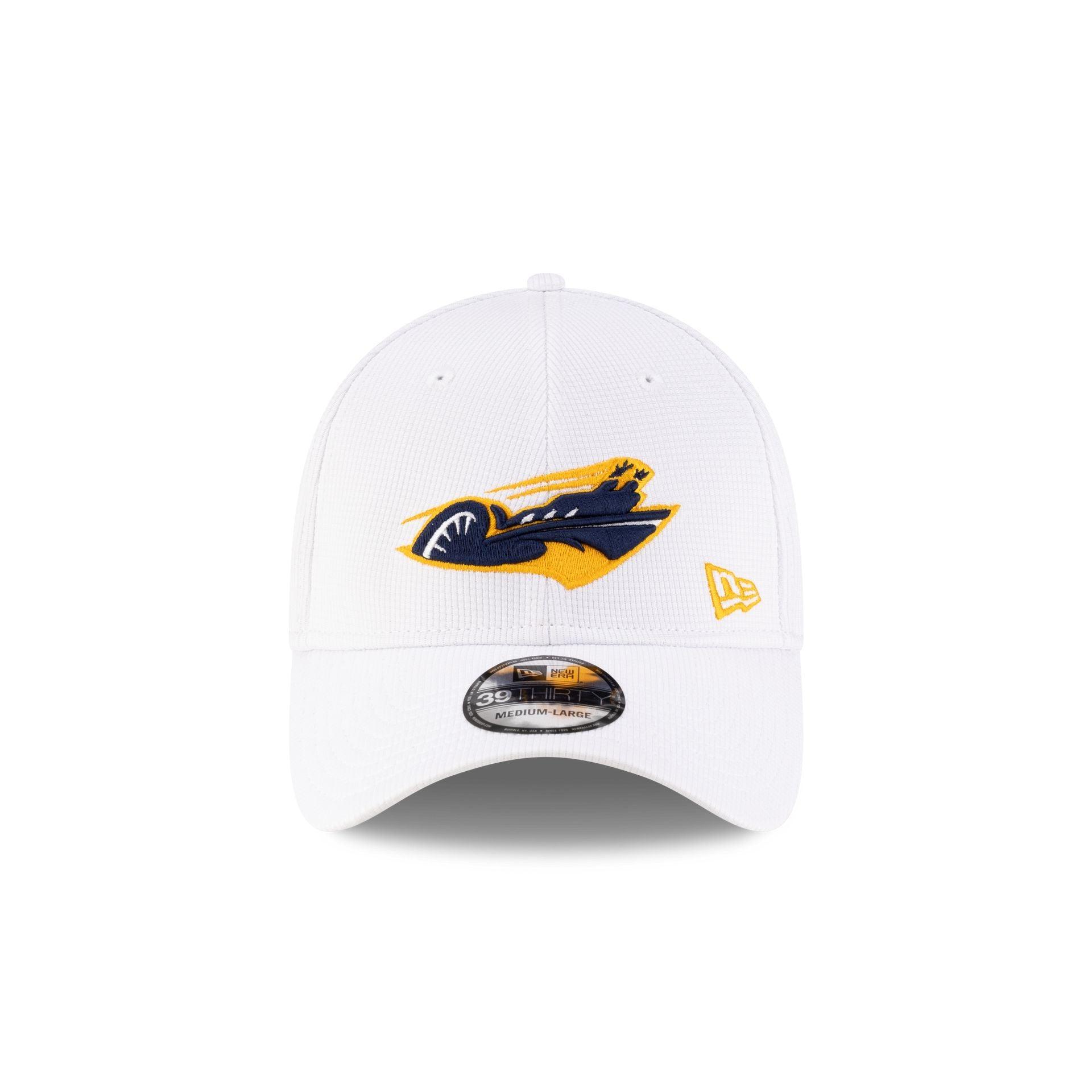 Memphis Showboats White 39THIRTY Stretch Fit Hat Male Product Image