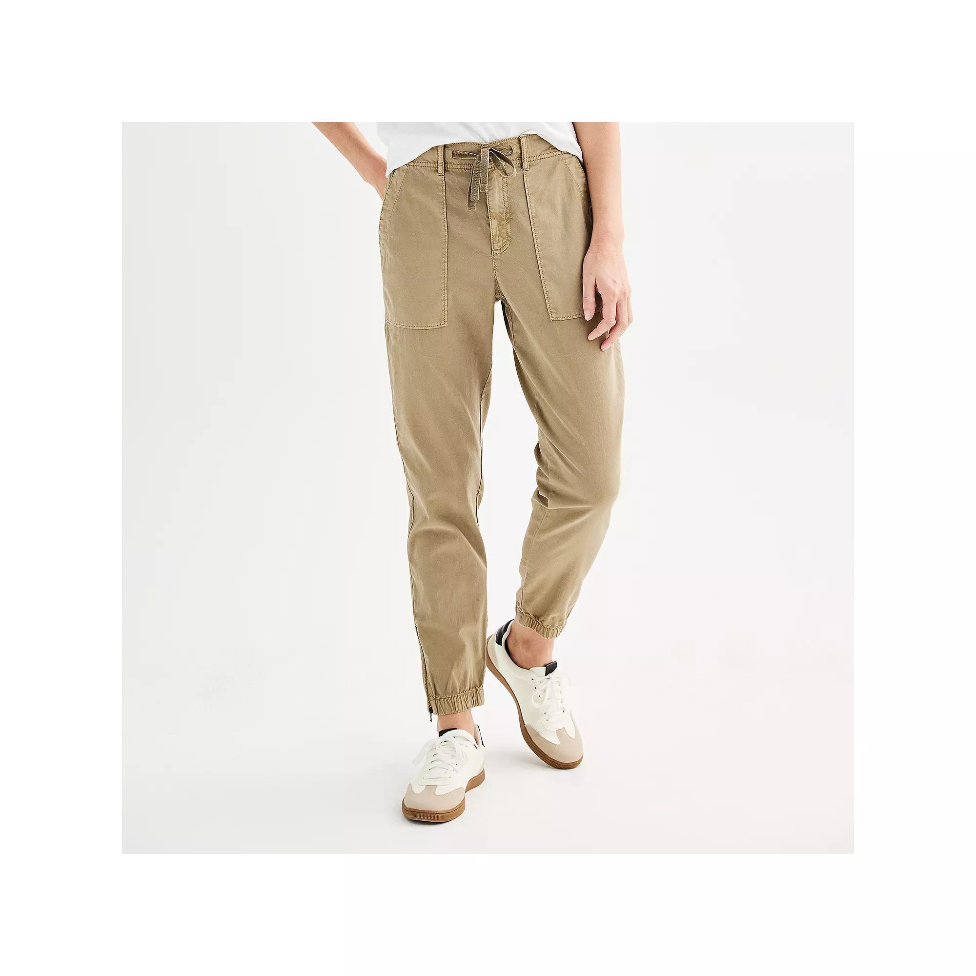 Petite Sonoma Goods For Life® Core Utility Jogger, Women's, Size: XS Petite, Filigree Product Image