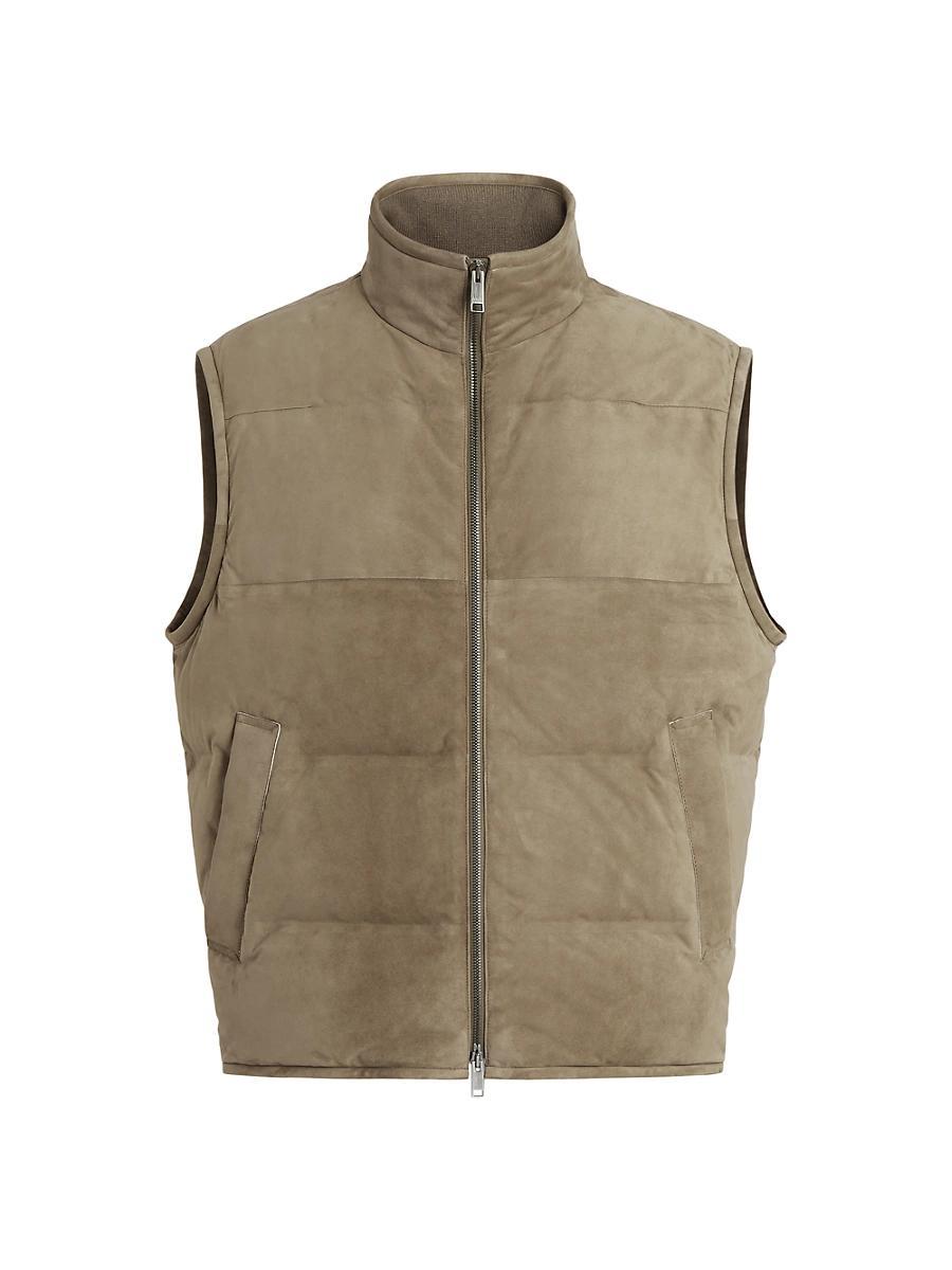 Mens Suede Vest Product Image