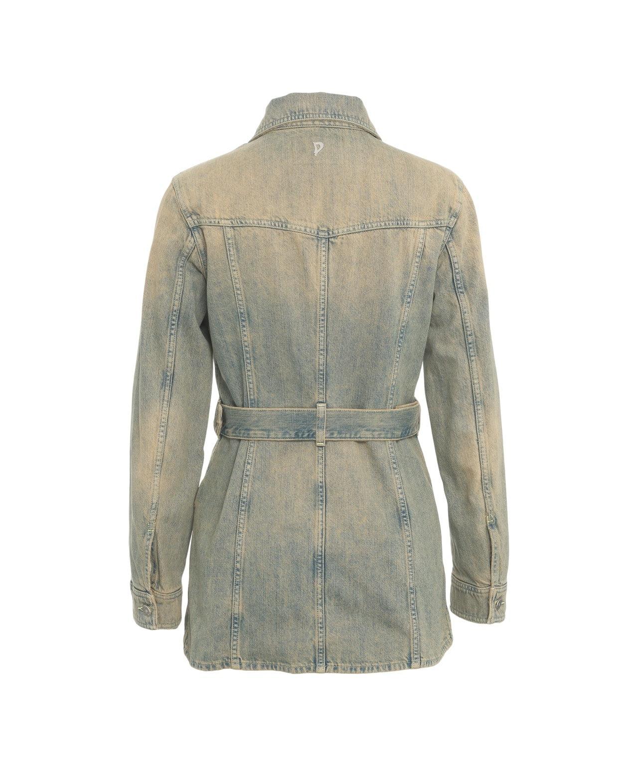 Denim safari jacket Product Image