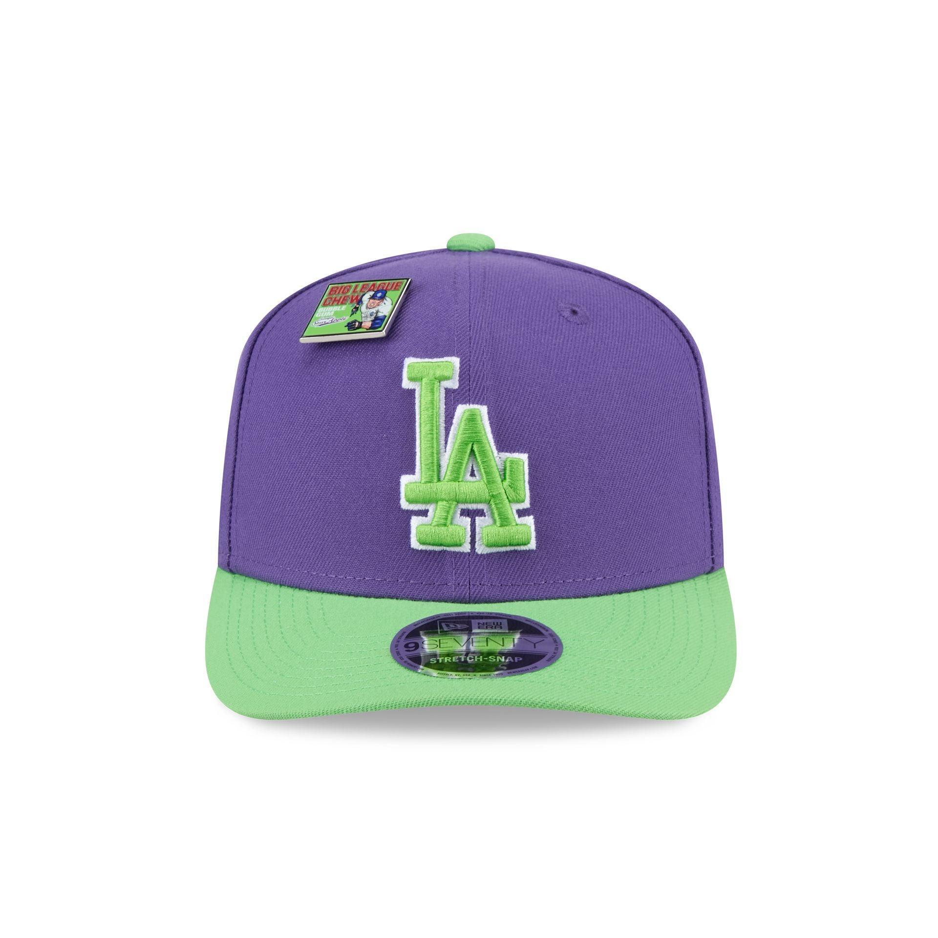 Big League Chew X Los Angeles Dodgers Swingin' Sour Apple 9SEVENTY Stretch-Snap Hat Male Product Image
