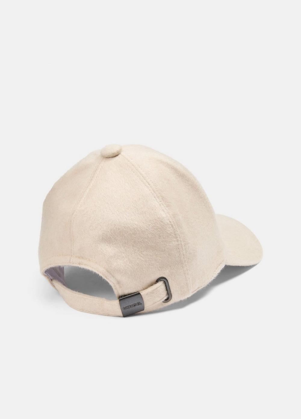 Leather-Trim Cashmere Baseball Cap Product Image