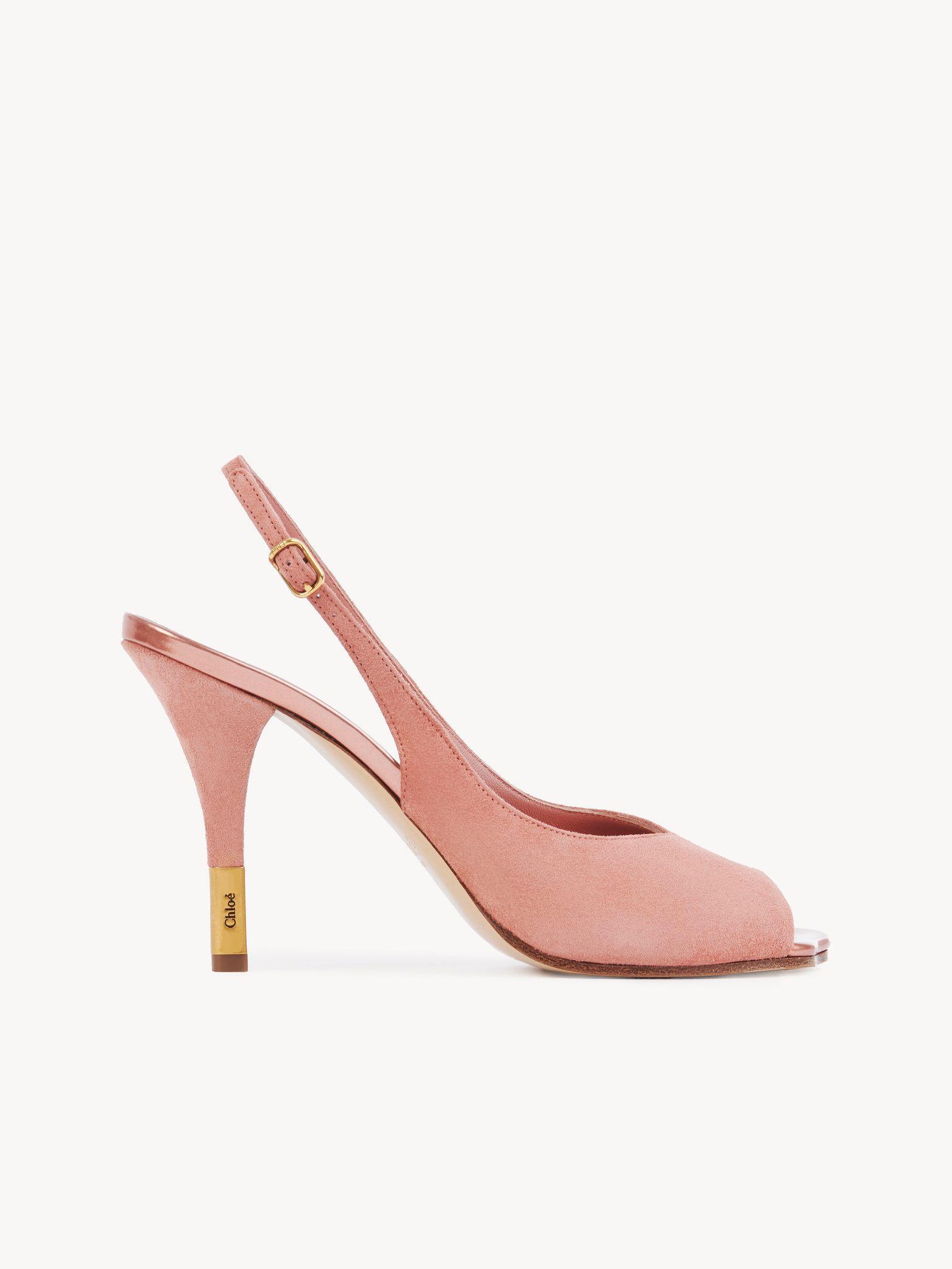 Heeled Flower Sandal Product Image