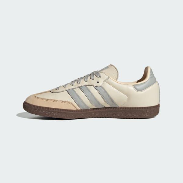 adidas Samba OG Sneaker in Cream White/silver/Sand at Nordstrom, Size 10.5 Women's Product Image