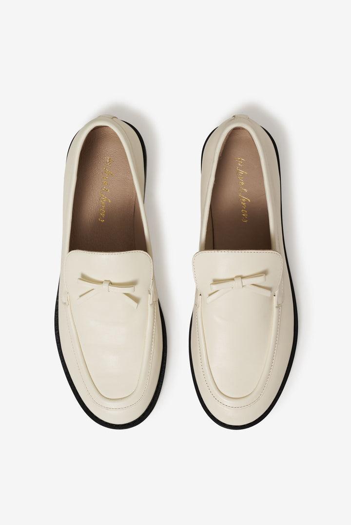 Helena Loafer — Ivory Product Image