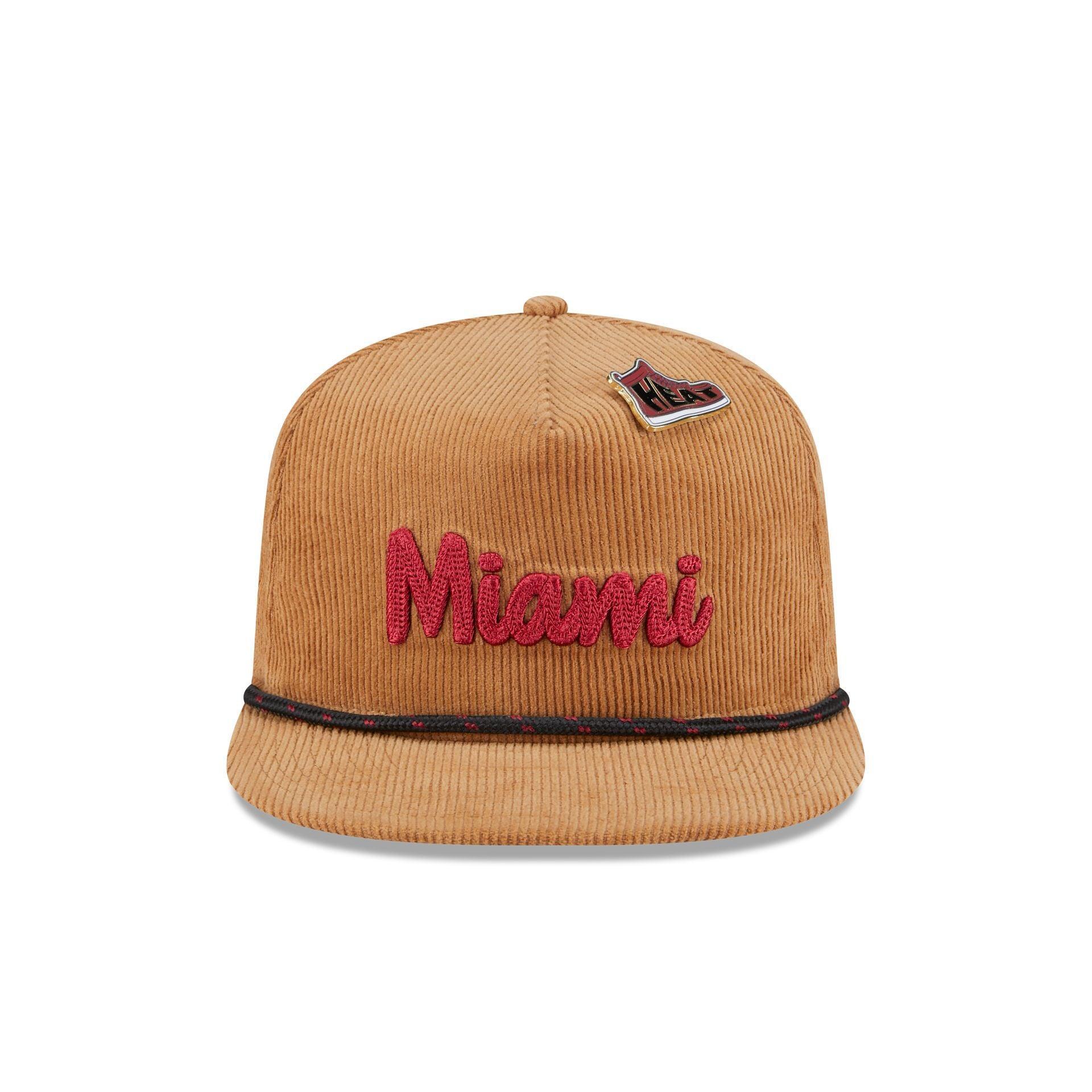 Miami Heat 2025 All-Star Game Fan Pack Corduroy Golfer Hat Male Product Image