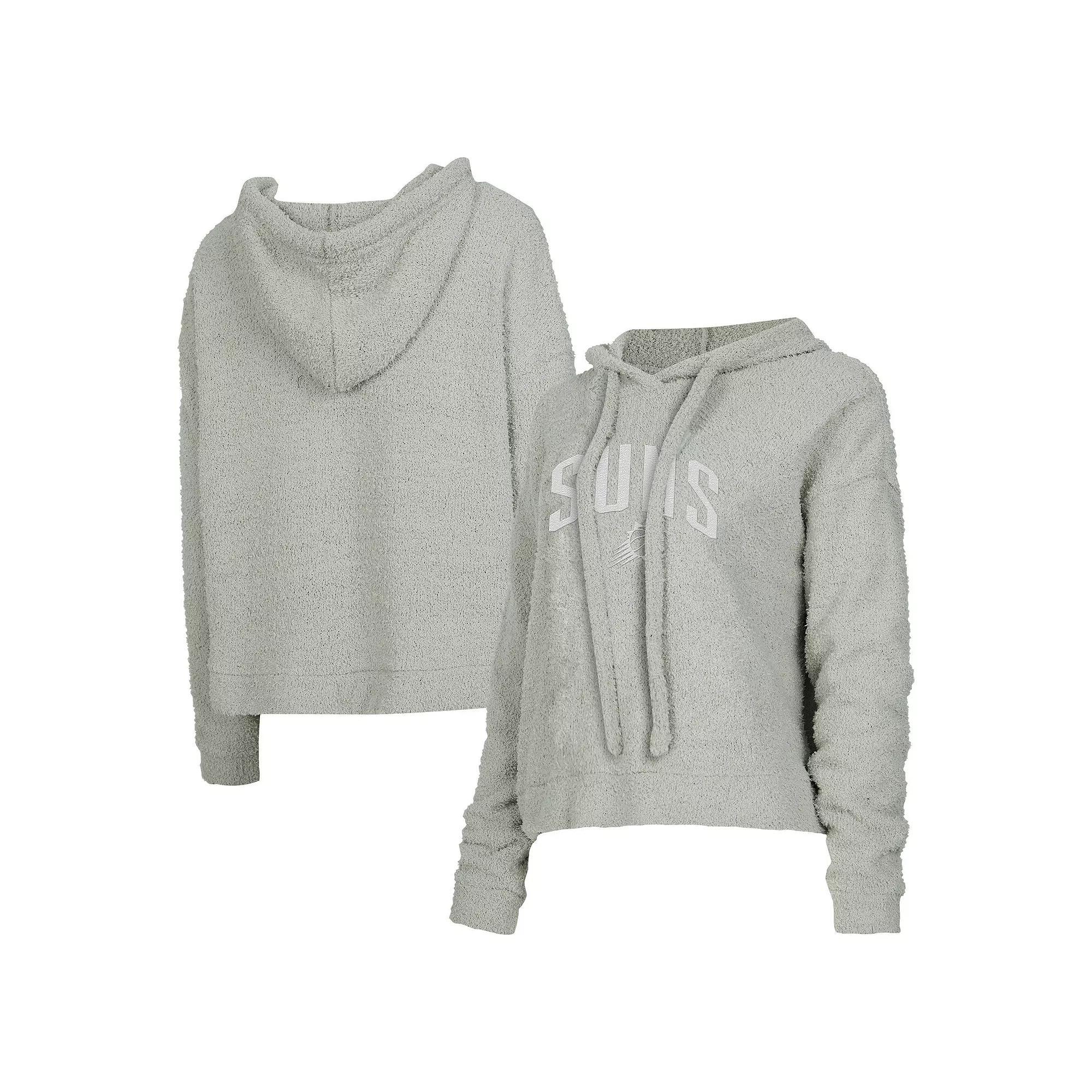 Women's Concepts Sport  Gray New York Knicks Ventura Comfy Pullover Hoodie, Size: Small, Grey Product Image