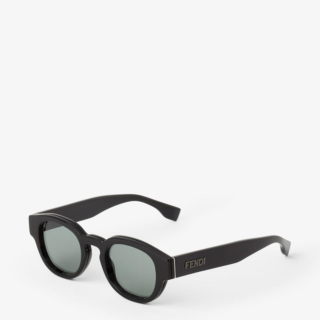 SignatureBlack acetate sunglasses Product Image