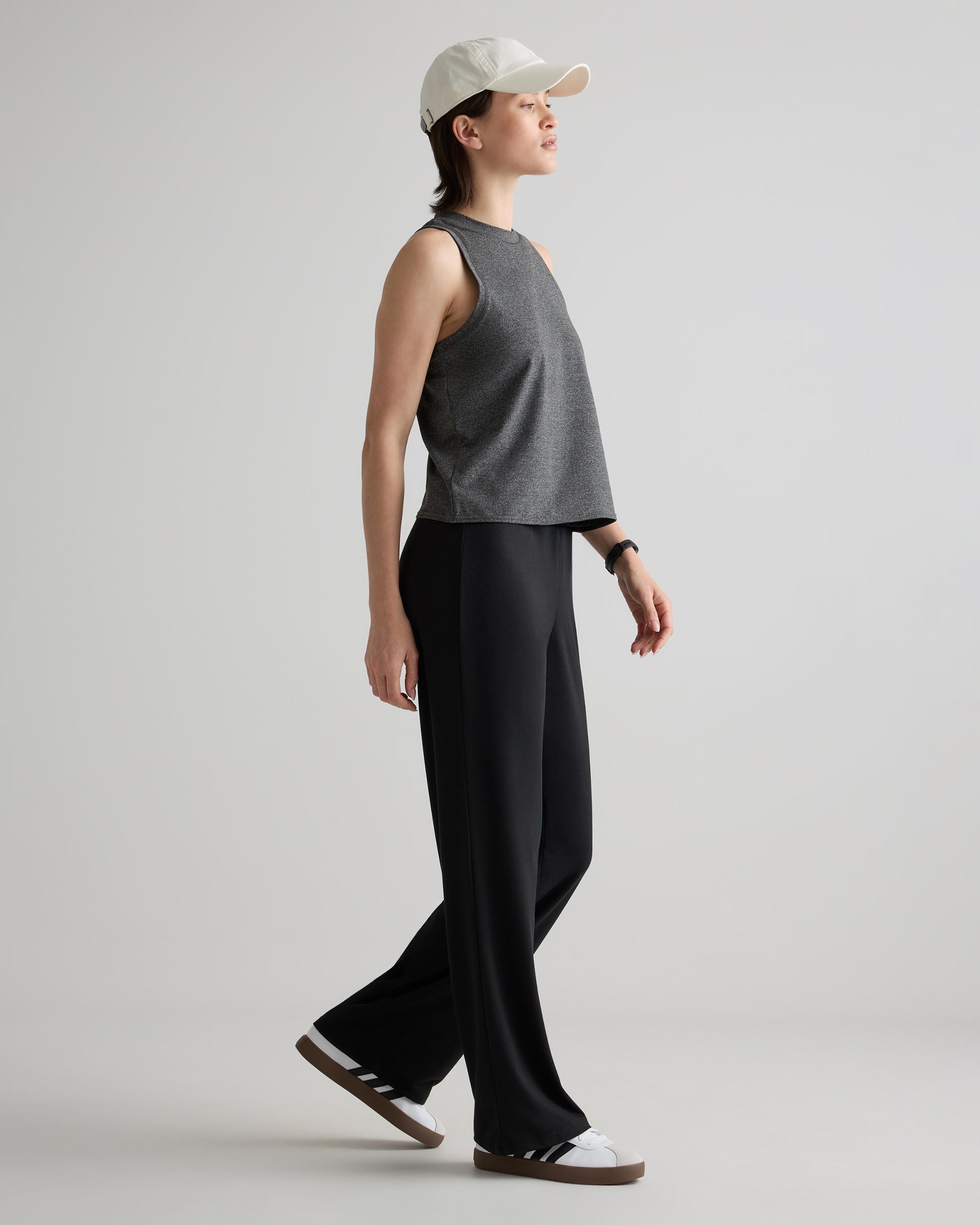 Quince | Women's Super Soft Performance Tank Top Flowknit Activewear, Size XS, 100% Polyester Product Image