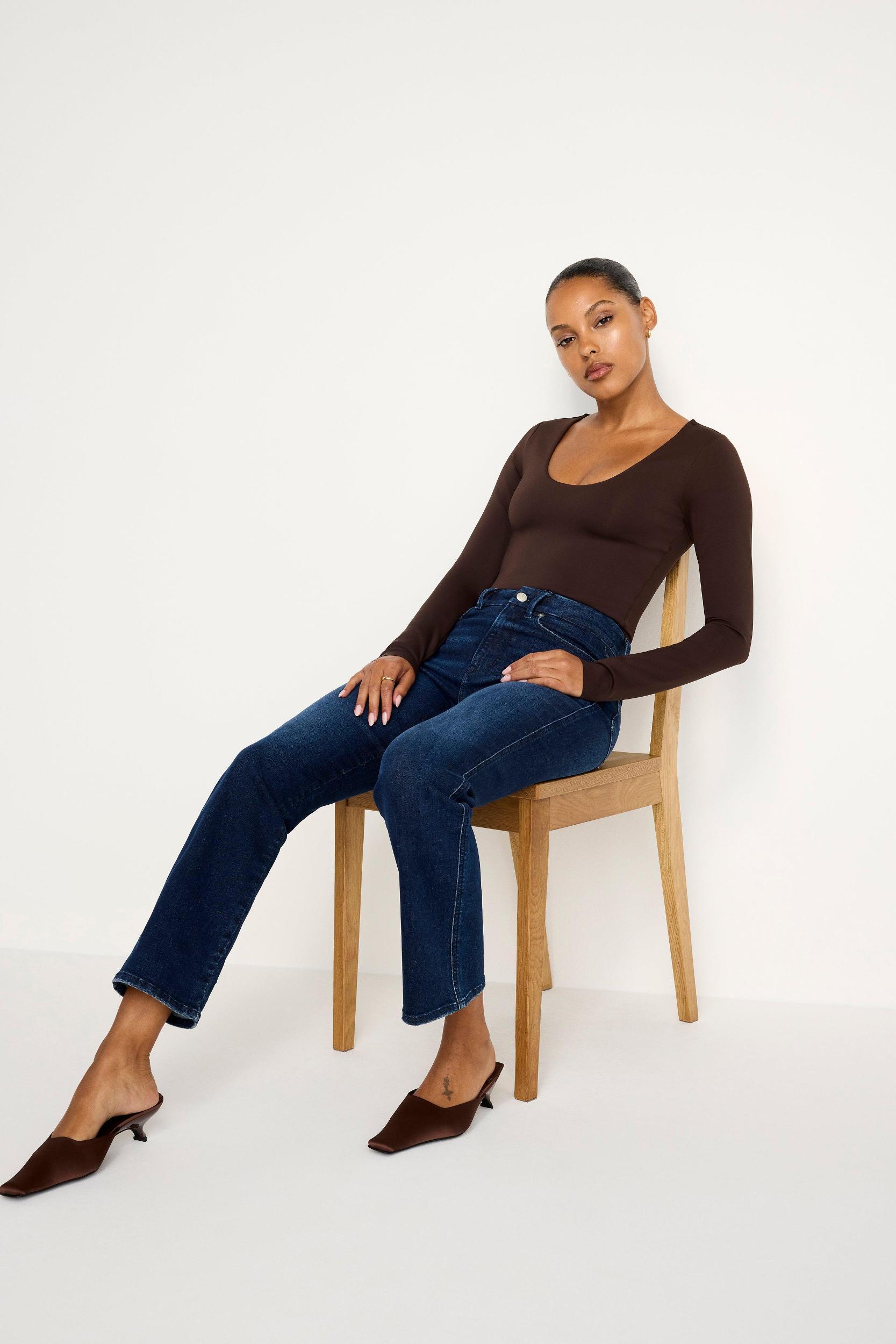 ALWAYS FITS GOOD CURVE STRAIGHT JEANS | INDIGO707 Product Image