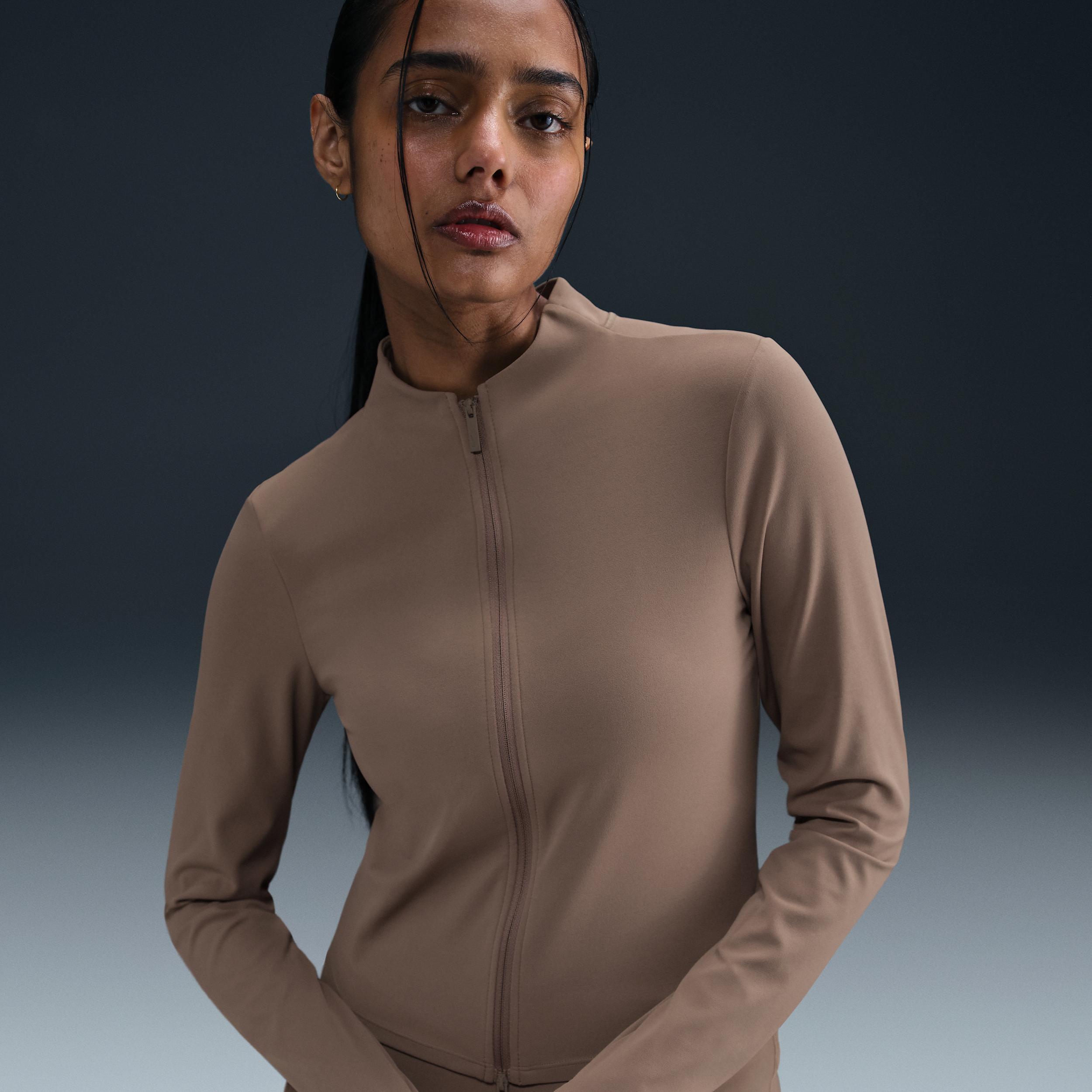 Nike Zenvy Women's Dri-FIT Full-Zip Long-Sleeve Top Product Image