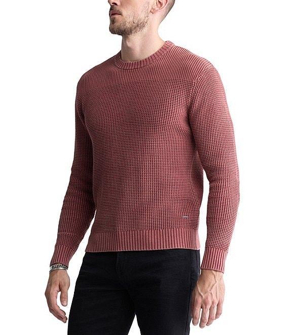 Buffalo David Bitton Long Sleeve Washy Textured Knit Sweater Product Image