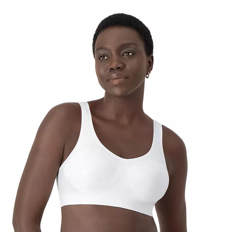 Bali Comfort Revolution Shaping Wireless Bra DF3488, Womens Blue Dot Product Image