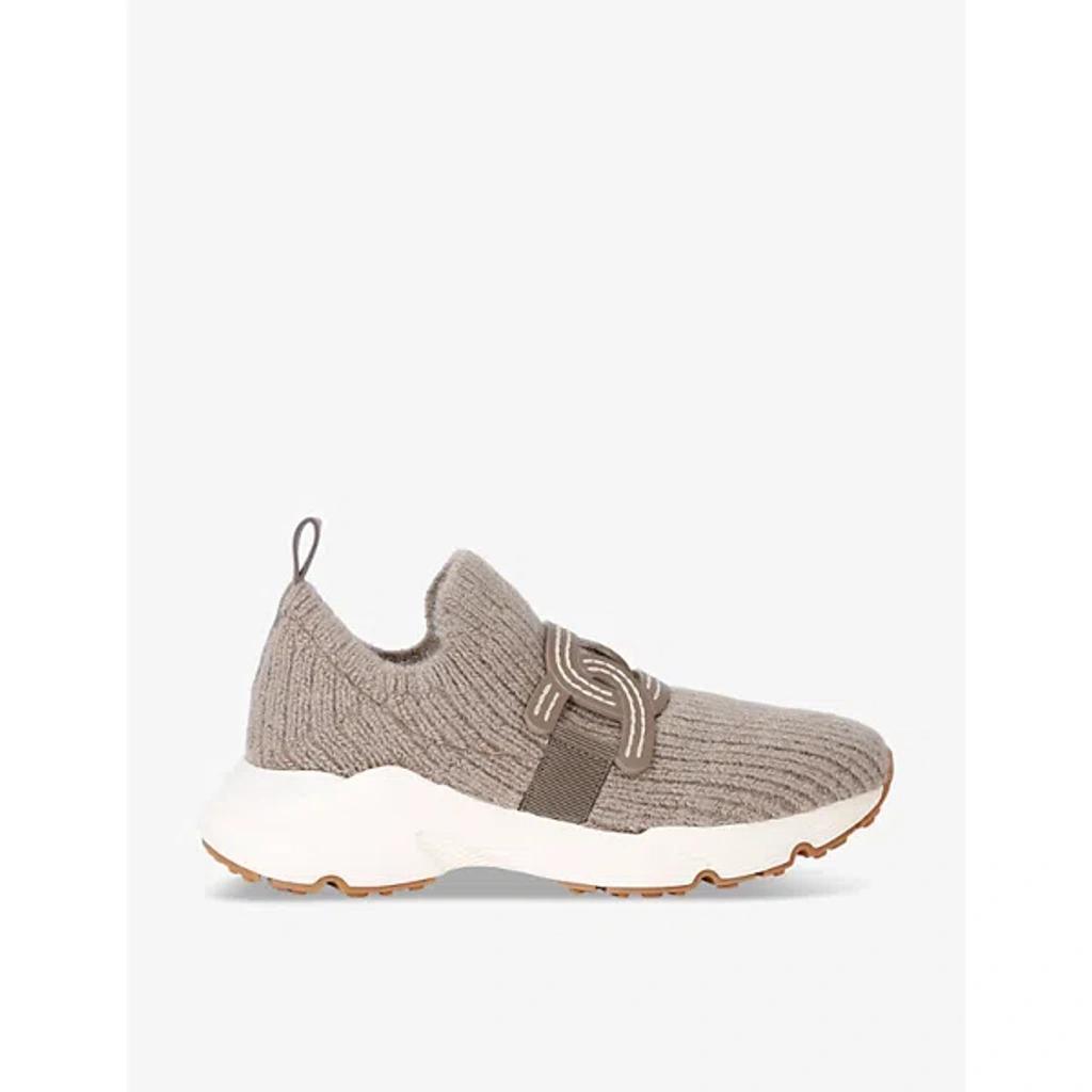 TOD'S Sport Run 54c Calzino Sneakers In Schwarz Product Image