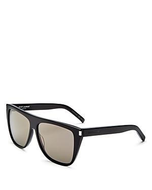 Saint Laurent Flat Top Square Sunglasses, 59mm Product Image