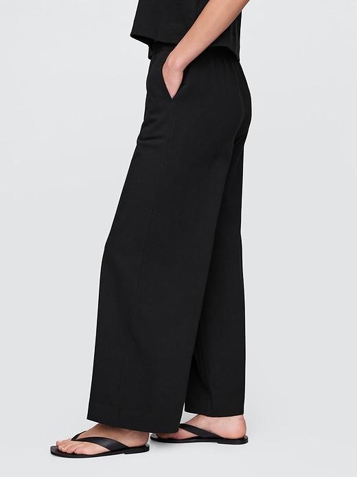 Heavyweight Organic Cotton Wide-Leg Pants Product Image