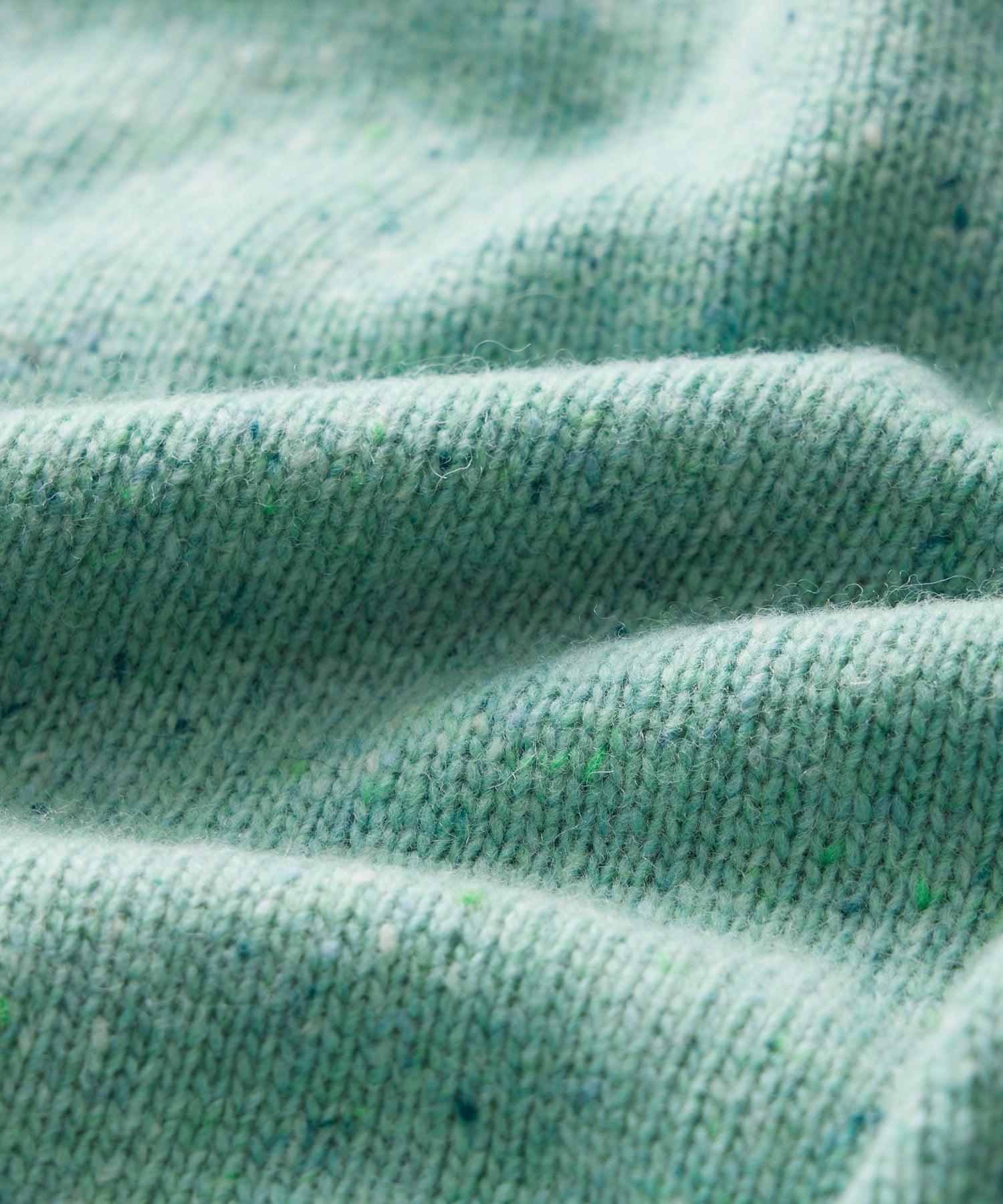Donegal Crewneck Sweater in Pale Mint Product Image