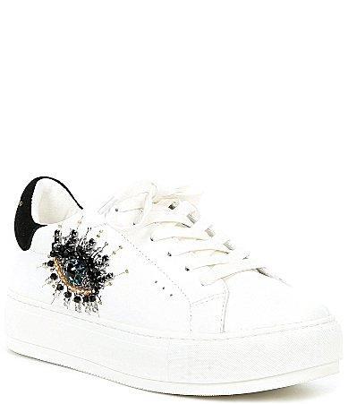 Kurt Geiger London Laney Leather Embellished Eye Family Matching Platform Sneakers Product Image