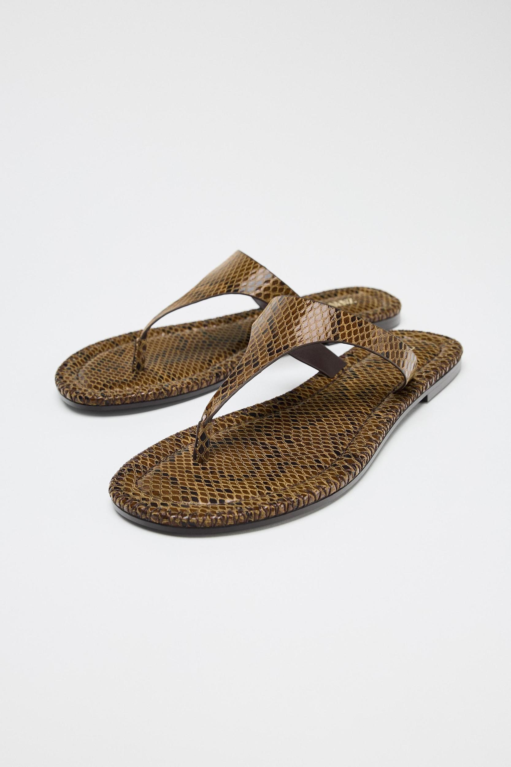 ANIMAL PRINT SANDALS Product Image