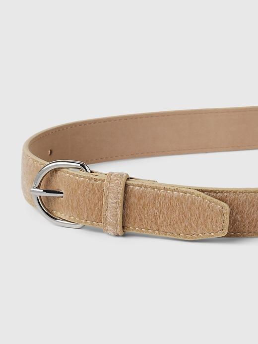 Vegan Calf-Hair Belt Product Image