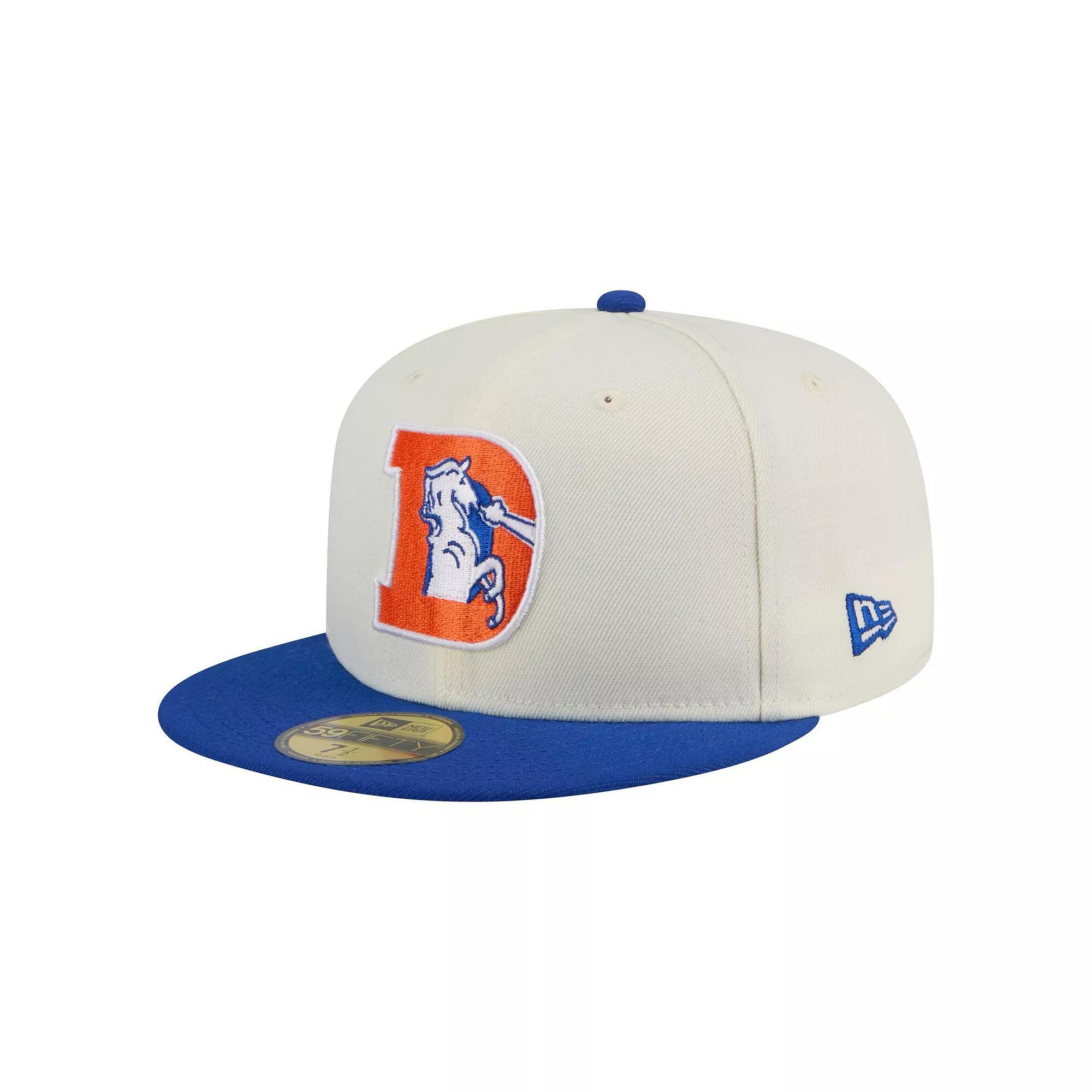 Men's New Era  White Boston Bruins Chrome Two-Toned 59FIFTY Fitted Hat, Size: 7 1/8, Beige Product Image