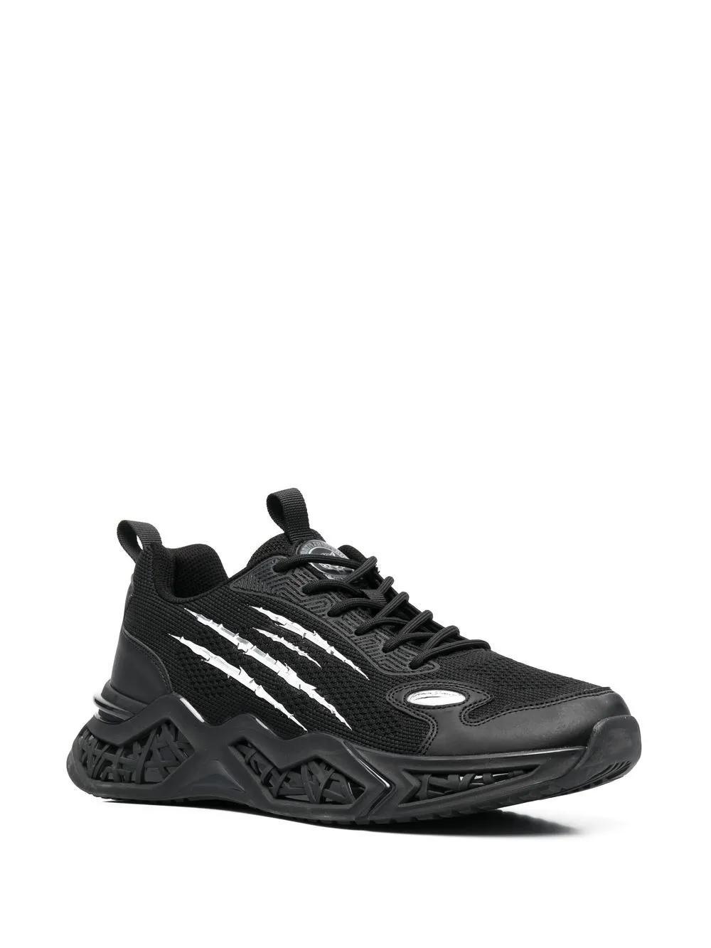 panelled lace-up sneakers Product Image
