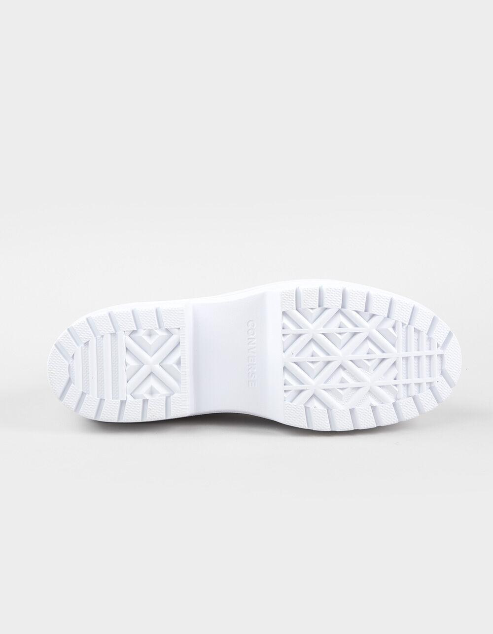 CONVERSE Chuck Taylor All Star Lugged Heel Womens High Top Platform Shoes - WHITE Product Image